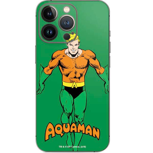 DC Comics Aquaman Classic Art Pose iPhone 14 Pro Skin